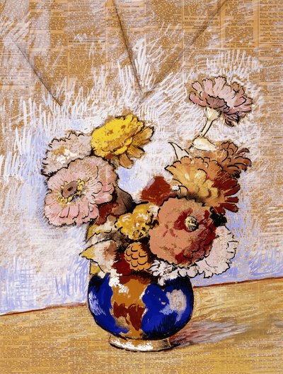 Still-life with Flowers; Naturaleza Muerta con Flores de Alfredo Ramos Martinez