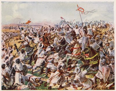 Batalla del Río Salado, España de Alfredo Roque Gameiro
