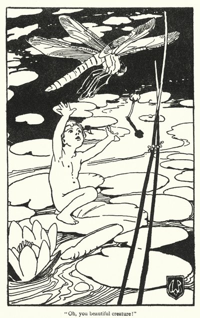 Ilustración para The Water-Babies de Charles Kingsley (litografía) de Alice Bolingbroke (after) Woodward