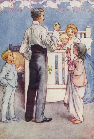 El Sr. Darling sólo fingió (litografía en color) de Alice Bolingbroke (after) Woodward