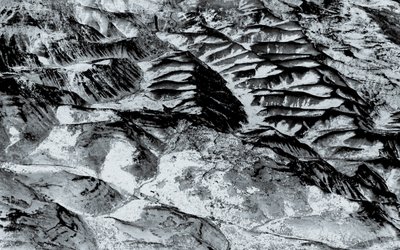 Sobre Nevada, 2018 (fotografía pintada a mano) de Alice Gur-Arie