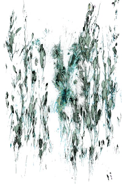 Susurros del arroyo, 2017 (fotografía pintada a mano) de Alice Gur-Arie
