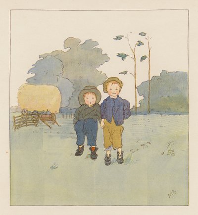 En busca de aventuras (litografía en color) de Alice Maud Beddington