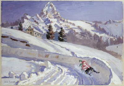 Tobogán cerca del Matterhorn de Alice Maud Fanner