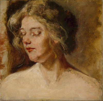 Modelo de estudio rubia, finales del siglo XIX-principios del siglo XX de Alice Pike Barney
