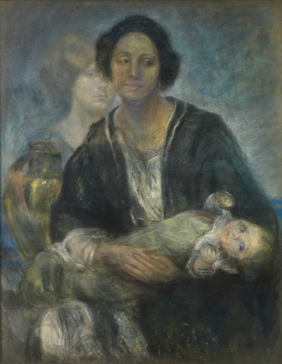 Mujer italiana con niño de Alice Pike Barney