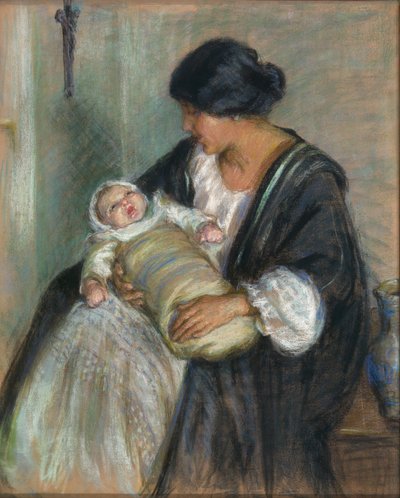 Madre y bebé llorón de Alice Pike Barney