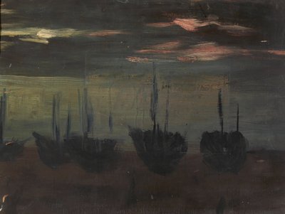 Barcos a la luz de la luna de Alice Pike Barney