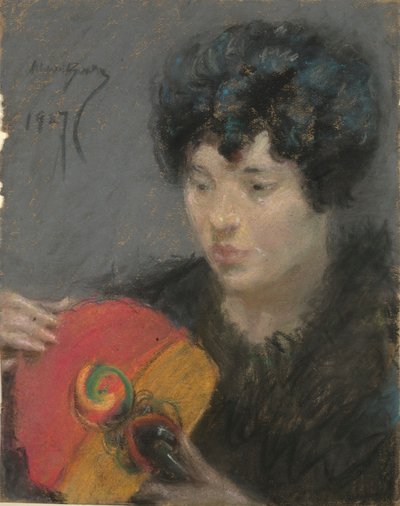Estudio con ventilador de Alice Pike Barney