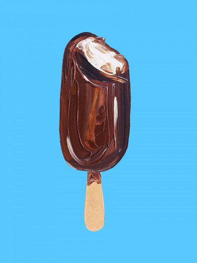 Helado de chocolate con trocitos de Alice Straker