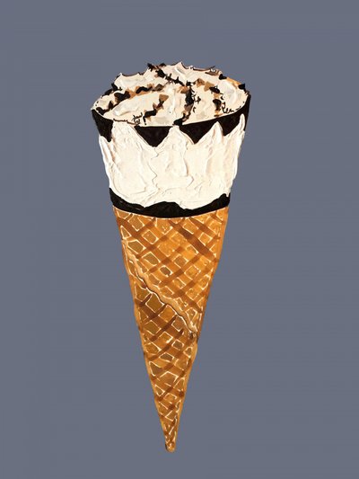 Cono de chocolate con vainilla de Alice Straker