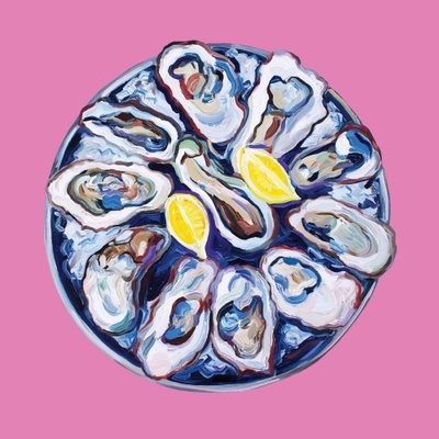 Bandeja de ostras frescas de Alice Straker