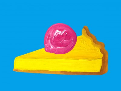 Pastel vibrante al estilo pop art de Alice Straker