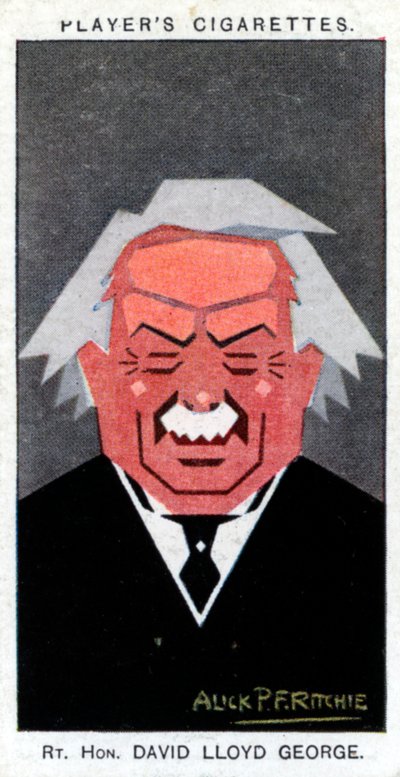David Lloyd George, 1er Conde Lloyd-George, Primer Ministro Británico de Alick P. F. Ritchie