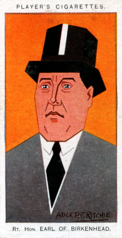 Frederick Edwin Smith, 1er Conde de Birkenhead, Lord Canciller, 1926 de Alick P. F. Ritchie