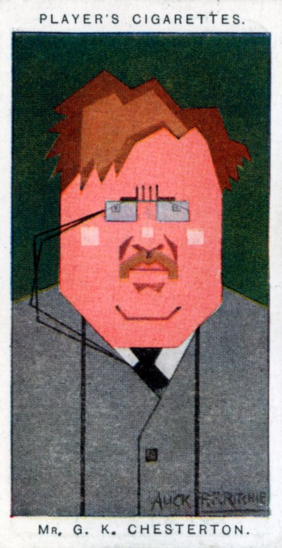 GK Chesterton, poeta, novelista y crítico británico, 1926 de Alick P. F. Ritchie