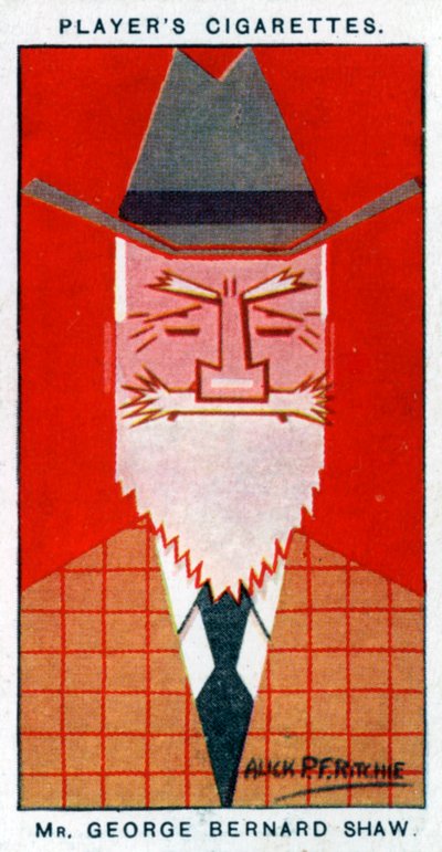 George Bernard Shaw, dramaturgo irlandés, 1926 de Alick P. F. Ritchie