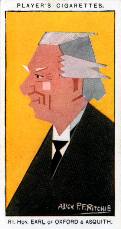 Herbert Henry Asquith, 1er Conde de Oxford y Asquith, Primer Ministro Británico, 1926 de Alick P. F. Ritchie