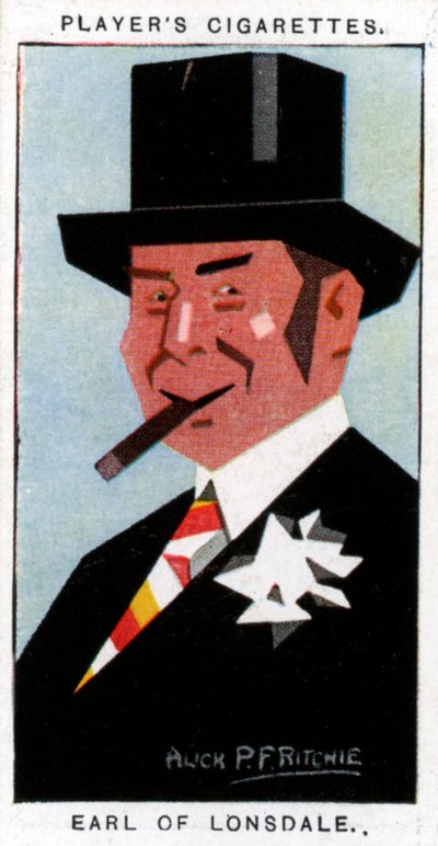 Hugh Cecil Lowther, 5º Conde de Lonsdale, deportista británico, 1926 de Alick P. F. Ritchie