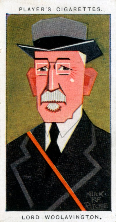 James Buchanan, 1er Barón Woolavington, filántropo británico y propietario de caballos de carreras, 1926 de Alick P. F. Ritchie