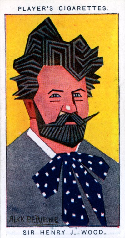Sir Henry Joseph Wood, director de orquesta británico, 1926 de Alick P. F. Ritchie