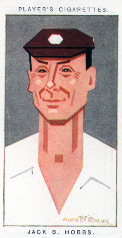 Sir Jack Hobbs, jugador de críquet británico de Alick P. F. Ritchie