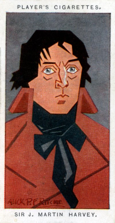 Sir John Martin-Harvey, actor y director de teatro británico, 1926 de Alick P. F. Ritchie