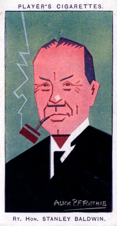 Stanley Baldwin, 1er Conde Baldwin, Primer Ministro Británico, 1926 de Alick P. F. Ritchie