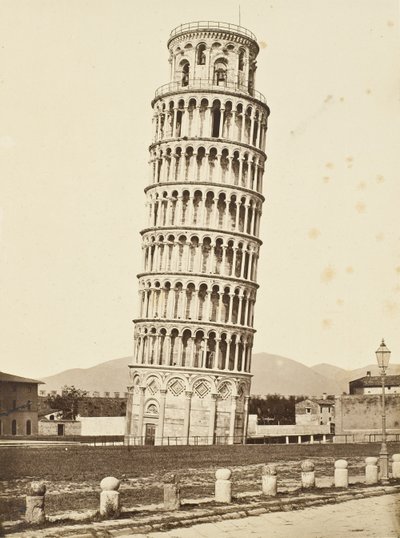 Campanile, Pisa, c.1850 de Fratelli Alinari