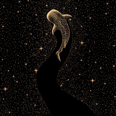 Tiburón ballena cósmico de Alirıza ÇAKIR