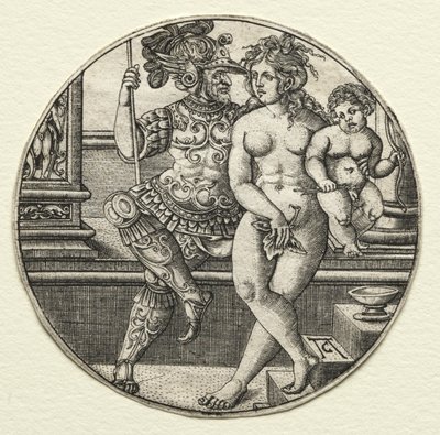 Marte, Venus y Cupido de Allaert Claesz