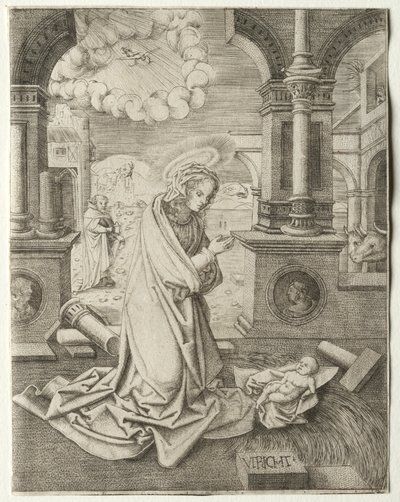 La Natividad, 1520s de Allaert Claesz