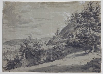 Paisaje de colinas de Allaert van Everdingen
