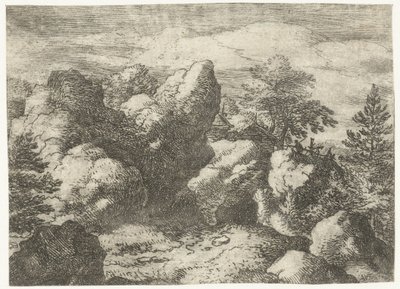 Paisaje rocoso
Las rocas puntiagudas de Allaert van Everdingen