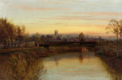 Gloucester desde Severnside Farm, c.1910 de Allam