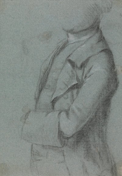 Estudio de vestuario para un retrato de hombre de Allan Ramsay