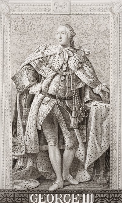 Jorge III (1738-1820) de `Ilustraciones de la Historia Inglesa y Escocesa