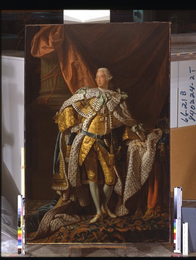 Rey Jorge III (óleo sobre lienzo) de Allan Ramsay