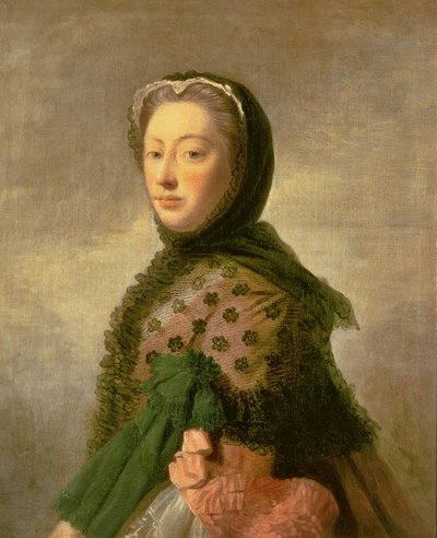 Retrato de Augusta de Sajonia-Gotha, Princesa de Gales de Allan Ramsay