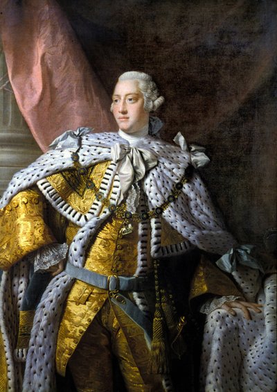 Retrato de Jorge III (1738-1820). Pintura de Allan Ramsay de Allan Ramsay