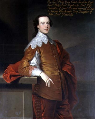 Retrato del Honorable Philip Yorke de Allan Ramsay