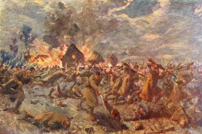 Primera Guerra Mundial: Carga con bayoneta de los escoceses de Londres en Messines, Hallowe