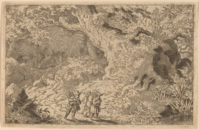 Un bosque espeso de Allart van Everdingen
