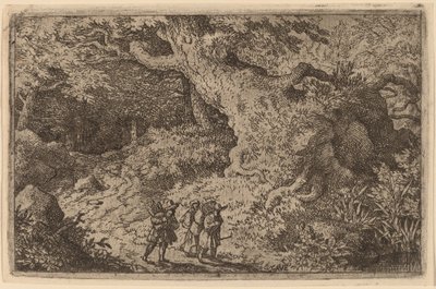 Un bosque espeso de Allart van Everdingen