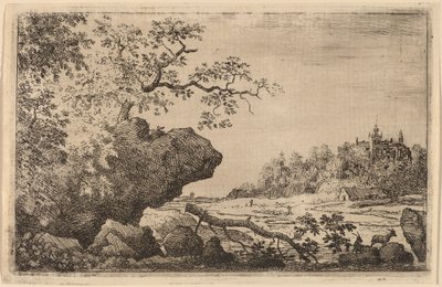 Rama en el agua de Allart van Everdingen