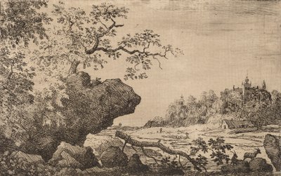 Rama en el agua, probablemente c. 1645-1656 de Allart van Everdingen
