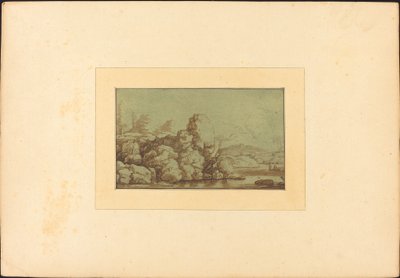 Paisaje, publicado 1780 de Allart van Everdingen
