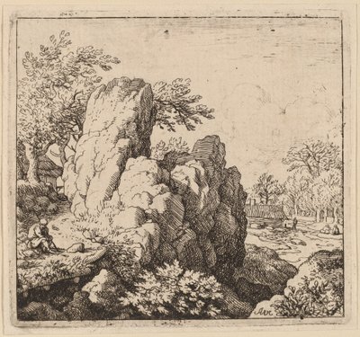 Gran Roca, probablemente c. 1645-1656 de Allart van Everdingen