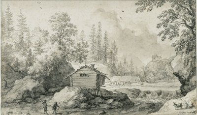 Paisaje nórdico de Allart van Everdingen