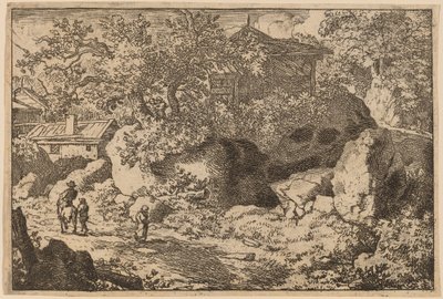 Campesino a caballo, probablemente c. 1645-1656 de Allart van Everdingen